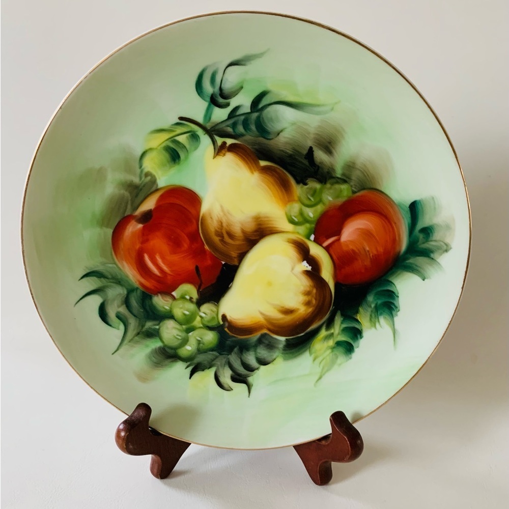 Lefton China hand painted plate